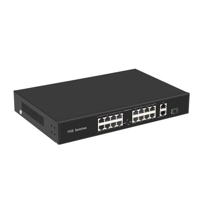 China cctv security system OEM/odm poe switch 48v with 4/8/16/24 port switch poe ethernet switch 100m suitable for CCTV NVR for sale