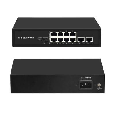 China CCTV Security System Network 8 Port 10/100mbps Poe Network Fast Switch For IP Camera CCTV for sale