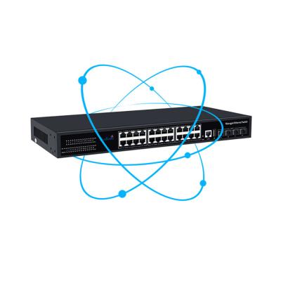 China LACP 24 port normal one network switch controlled console port upling 10G uplink port for sale