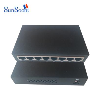 China LACP Factory 8 Network 10/100Mbps Network Switches Port Fast HUB Ethernet Switches Desktop Network Switches for sale