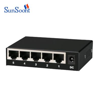 China LACP Factory OEM ODM 100M Fast Unmanaged 5 Port Ethernet Hub Network Switches for sale