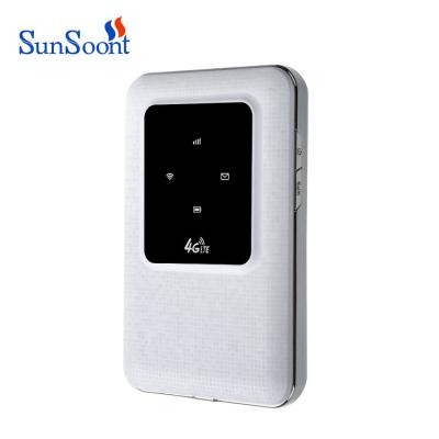 China 4g 150Mbps Pocket 4G Router WiFi Hotspot with 2100mAh Battery for Car and Home Mobile for sale