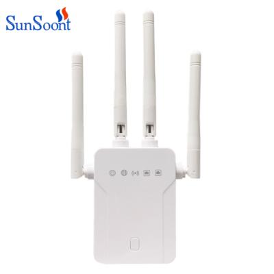 China Sunsoont 1200mbps Wifi Wireless Signal Booster Long Ringed Extender 5ghz Wireless Repeater SST-WR122DN for sale