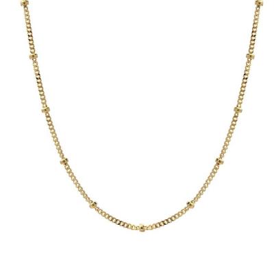 China Luxury Romantic Jewelry Necklace High Quality 18k Gold Plated 18k Gold Plated Pearl Chain Necklace LYN0934 for sale