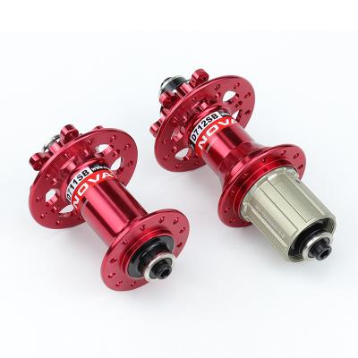 China Aluminum Alloy Novatec D711SB D712SB MTB Disc 28H Front Rear Bicycle Hubs for sale