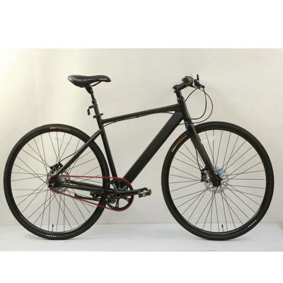 China OEM Customized 8 Speed ​​Doors Carbon Drive 700C Aluminum Internal Heated Belt Bike E-Bike for sale