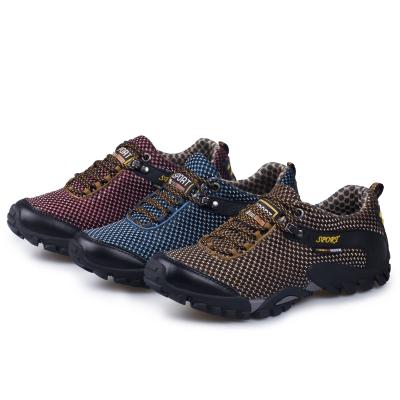 China Adult Men Climbing Shoes Women Breathable Sneakers Trekking Hiking Shoes Outdoor Sports Camping Shoes for sale