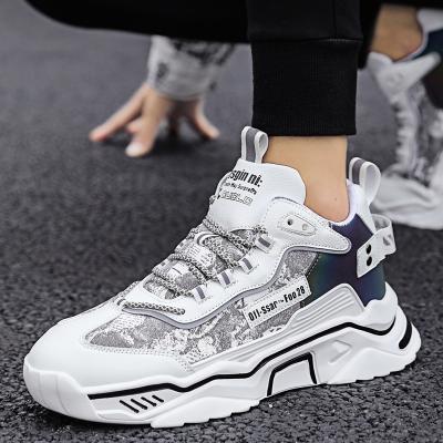 China Wholesale Fashion Trend Cheap High Top Men's Sports Shoes Sneakers Men's Casual Shoes for sale