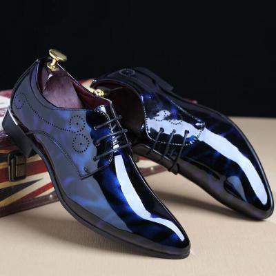 China Hot Selling Italian Design Durable Plus Size Oxford Leather Men's Sharp Toe Shoes Formal Elegant Shoes for sale