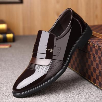 China Wholesale Anti-Smell Patent Pointed Smart Men's Interior Step Up Shoes Wedding Business Leather Elegant Shoes for sale