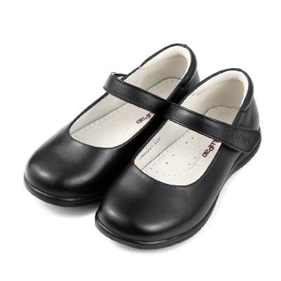 China High Quality Anti-odor Children's Leather Shoes Factory Black School Shoes for sale