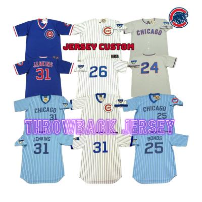 China Chicago 24 Lou Brock 25 Bobby Bonds 26 Billy Williams 31 Greg Maddux Throwback Baseball Jersey Mens Antibacterial Stitched S-5xl for sale