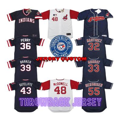 China Toronto Antibacterial 1 Tony Fernandez 4 Alfredo Griffin 10 Pat Borders 12 Roberto Alomar Baseball Jersey Stitched S-5xl Blue Jays for sale