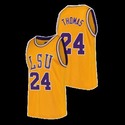 China 0 Customs 25 Ben Simmons 24 Cameron Thomas Player College Basketball Jersey Mens Antibacterial for sale