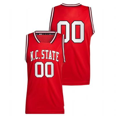 China Antibacterial Mens GOLD State Wolfpack 0 Player Custom College Basketball Tank Tops for sale