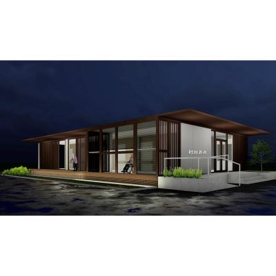 China Prefab Shipping Container Prefab Movable Frame Door And Window New Size House For Retirement Communities for sale