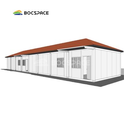 China Door and Window Size Factory Prefab Homes for Living 2 Bedroom Medium House with Expandable Kitchen Mobile Container House for sale