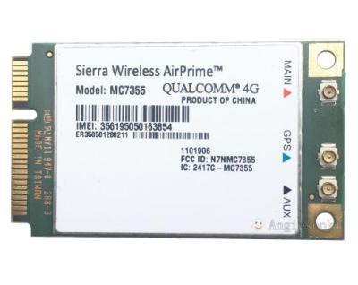 China Sierra Wireless AirPrime MC7355 AT&T 4G LTE /HSPA+ 100Mbps PCI-E M.2 Module WiFi WWAN Card MC7355 for sale