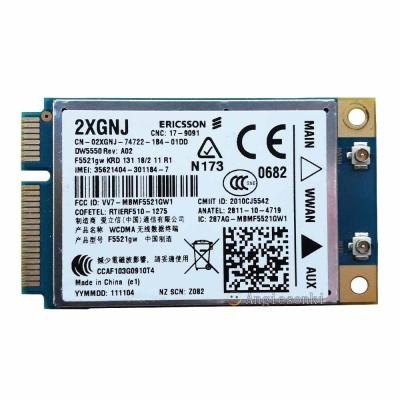 China Ericsson F5521GW gobi3000 gobi 3000 HSPA EDGE 21Mbps 3G WWAN WANL WCDMA F5521GW Card for sale