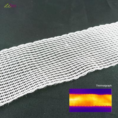 China Customized Woven Fabric Flexible Waterproof Heating Conductor Wire for sale