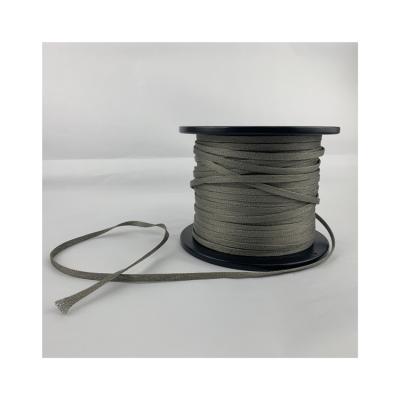 China Emi Shielding Protective Sleeve Tube Custom Wholesale High Quality Expandable Tinned Copper Braided Cable Sleeve for sale