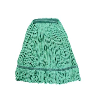 China Sustainable Commercial Loop-end Cotton String Swinger Wet Head Broom Replacement Heavy Duty Use Mop for sale