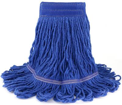 China Replaceable Wet Industrial Cotton Loop-End Sustainable Floor Sustainable Floor String Mop Mop Cleaning Refills for sale