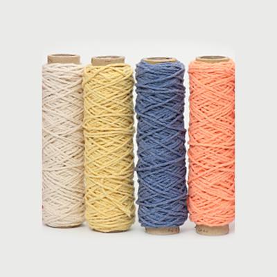 China Mini Moq Colored Broom Recycled Fill Open End Material Yarn Regener Broom Yarn Cotton for sale