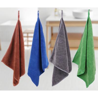 China Extra Soft Lint Free Dust Absorbent Kitchen Wash Cloth Dirty Cleaning Eco Friendly Cloth for sale