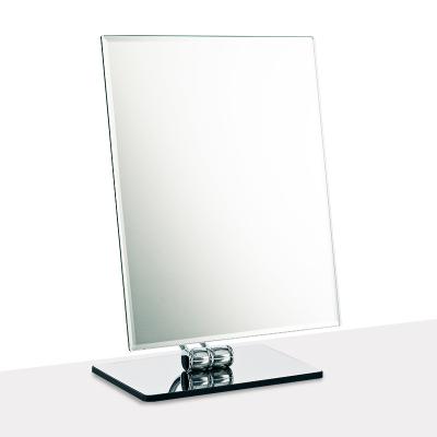 China Convenient Spiegel Square Shaped Countertop Regular Frame Cosmetic Mirror For Washroom And Lavatory for sale