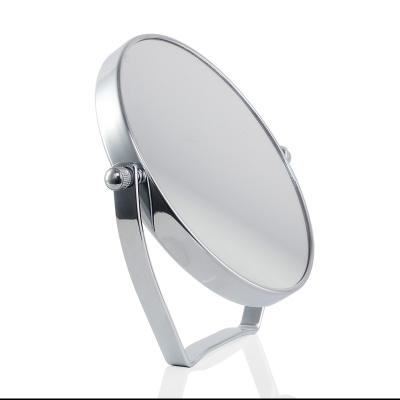 China 6 Inch Folding Magnifying Double Sided Mirror, 360 Degree Rotation, 1X-10X Magnification Portable Vanity Mirror for sale