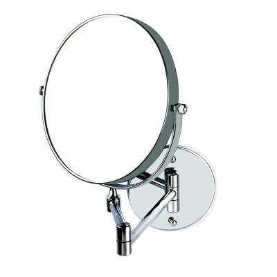 China 20cm Diameter Magnifying Chrom Finish Magnifying Wall Mounted Cosmetic Mirror en venta