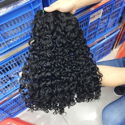 China Amazing Curl Double Hair 12A GradeCut Brazilian Super Virgin Hair Double Bundles Dispenser Single Drawn Hair for sale