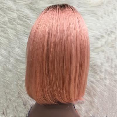 China Raw Lace Front Wig For Black Women Mink Brazilian Virgin Hair Short Bob Wig Cuticle Aligned Colored Good Quality Lace Wigs for sale