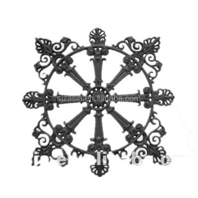 China For Decorative Garden Fence Cast Iron Rosette For Ornate Fence / Gates for sale