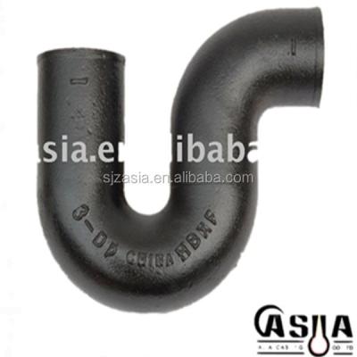 China P-trap drain hubless cast iron drain fittings for sale