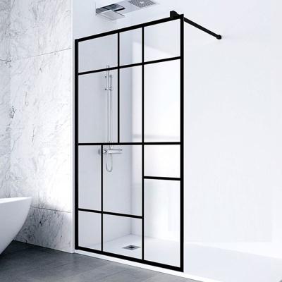 China With Frame Design White Casement Shutter Plastic Frame Shower Door for sale