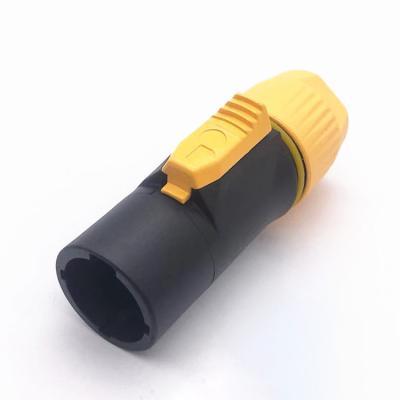 China Powercon automotive male female power connector plug speaker socket use true powercon connector ip65 3 pin powercon connector for sale