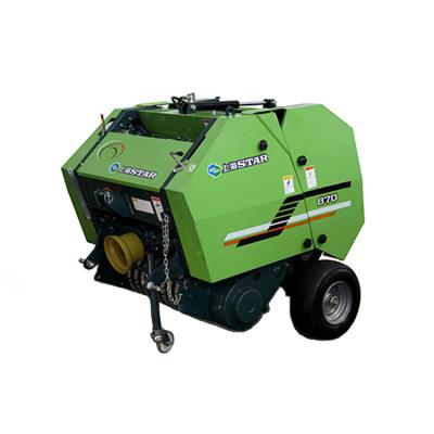 China High quality mrb0870 round baler grass baler, mrb0870 small baler, hay star mrb0870 small round hay baler for sale for sale