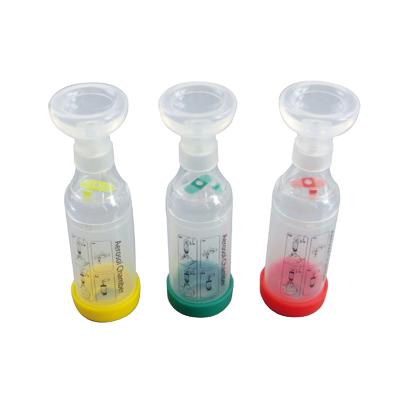 China Use for 2022 Nasa Silicone Asthma Inhaler Spacer Devices Inhaler Aerosol Chamber Nebulizer Inhalers Veterinarian Cat Dog Newcomer for sale