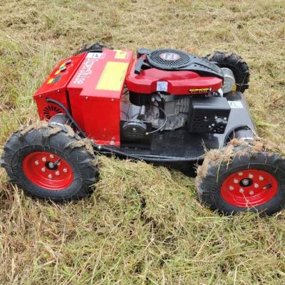 China 4-Stroke CE EPA Approved Remote Control Gasoline Engine Sharp Blade Tracked Slope Mower for sale