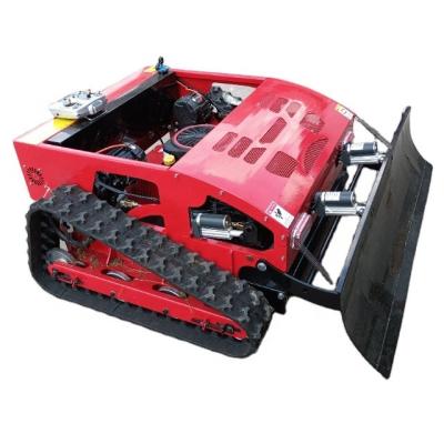 China 4-Stroke 16Hp Loncin 452CC Gasoline Engine Electric Motor Powered Radio Controlled Rubber Track Lawn Mower for sale