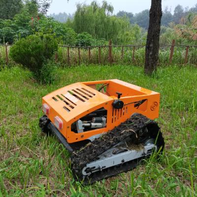 China 4-Stroke 16Hp Loncin 452Cc Gasoline Engine Travel Speed ​​0~6Km/H Grass Cutter Remote Control for sale