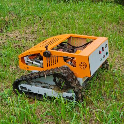 China Hybrid Speed ​​0~6km/h Low Power Consumption Remote Control 4-Stroke Travel Lawn Mower for sale