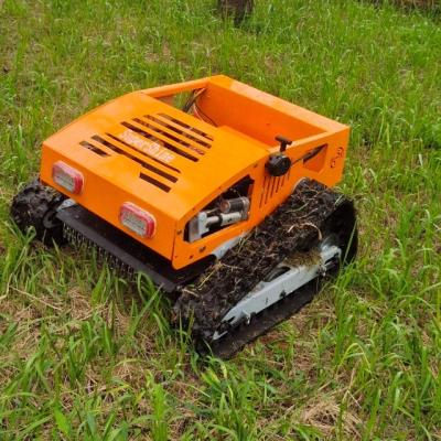 China 4-Stroke Gasoline 550Mm Cutting Width Electric Motor Driven Radio Controlled Industrial Remote Lawn Mower for sale