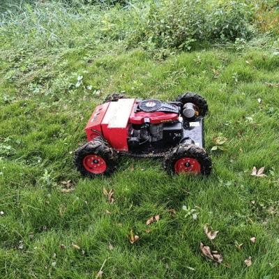 China Time Saving Hybrid 4-Stroke And Labor Saving 20 Inch Cutter Blade Lawn Garden Remote Control Mower for sale