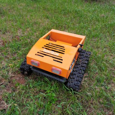 China 4-Stroke Motor 800mm Cutting Width Hybrid Brushless Walking Grass Cutter Remote Control Machine for sale