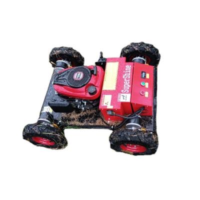 China Single-Cylinder 4-Stroke Four-Stroke Engine Working Degree 50 Degree Remote Control Lawn Mower For Hills for sale