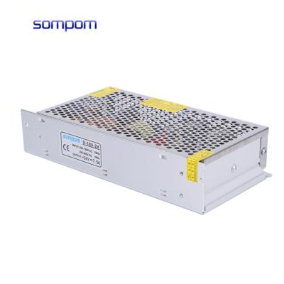 China SOMPOM 24V 180W 7.5A Metal Aluminum Changeover Power Supply for Stepper Motor for sale