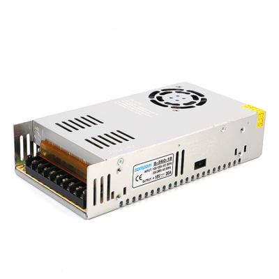 China LED 20A 360w DC 18v SMPS Mode Switching Power Supply With Cooling Fan for sale